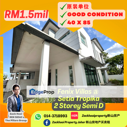 Fenix Villas, Setia Tropika, Johor @ Semi D Best Price in Town!, Johor, Setia Tropika