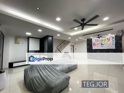Facing Open Extended Aman Perdana 2sty Semi D Gated Guarded Setia Alam, Selangor, Klang