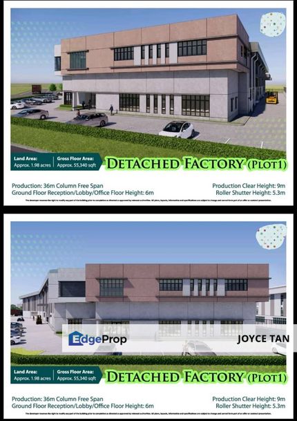 Desa Cemerlang Detached Factory [ 1.98 Ekar ], Johor, Ulu Tiram