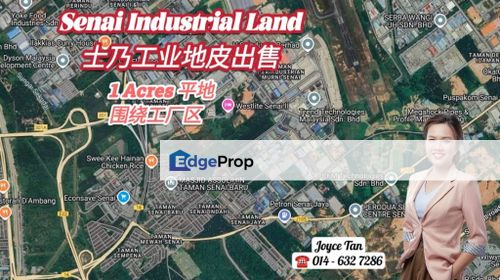 Senai Johor Industrial Land For Sale, Johor, Senai
