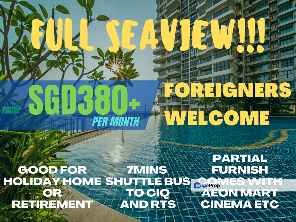 Danga Bay Seaview Free Shuttle Bus to Ciq Rts, below market rate for ...