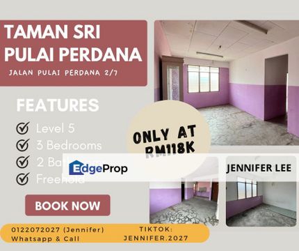 Flat Block D, Taman Sri Pulai Perdana, Skudai ,Johor for Sales, Johor, Skudai