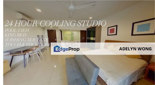 Trefoil Pool View Furnished Studio, Selangor, Setia Alam/Alam Nusantara