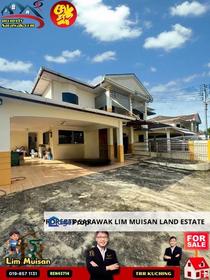 Double Storey Semi Detached House at Jalan Kempas in Kuching for Sale, Sarawak, Kuching