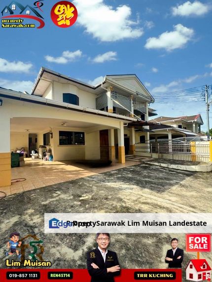 Double Storey Semi Detached House at Jalan Kempas in Kuching for Sale, Sarawak, Kuching