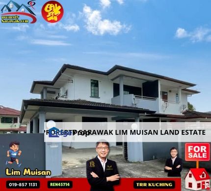 Double Storey Semi Detached House at Jalan Stampin in Kuching for Sale, Sarawak, Kuching