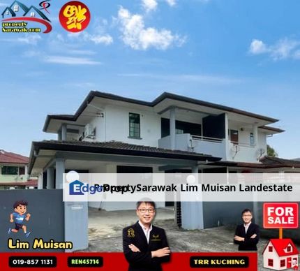 Double Storey Semi Detached House at Jalan Stampin in Kuching for Sale, Sarawak, Kuching