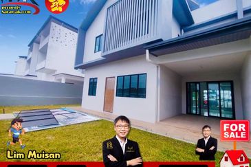 All-New Double Storey Semi Detached with Loft at Urat Mata Jalan Song in Kuching for Sale
