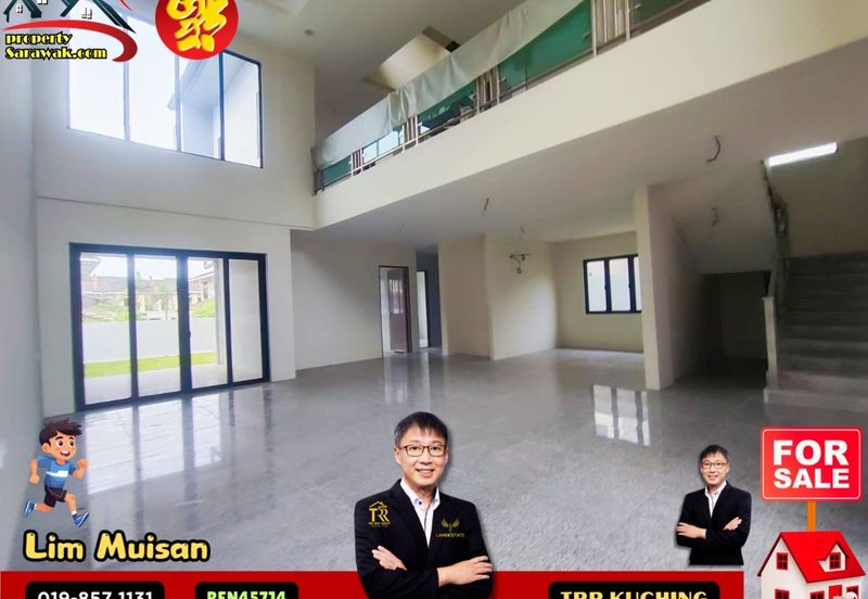 All-New Double Storey Semi Detached with Loft at Urat Mata Jalan Song in Kuching for Sale