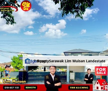 Double Storey Semi Detached House at Jalan Song in Kuching for Sale, Sarawak, Kuching