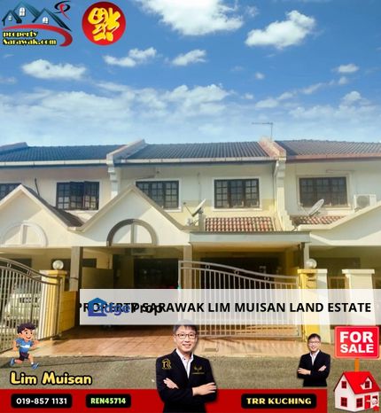 Double Storey Terrace House at Tabuan Heights in Kuching for Sale, Sarawak, Kuching