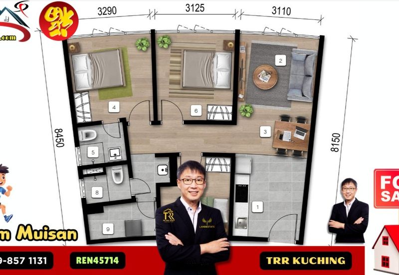 Milano Eight 8 Luxury Residence in Kuching for Sale 