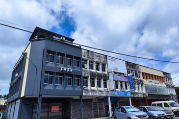 2 Adjoining Three (3) Storey Shophouse at Jalan Sekama in Kuching for Sale