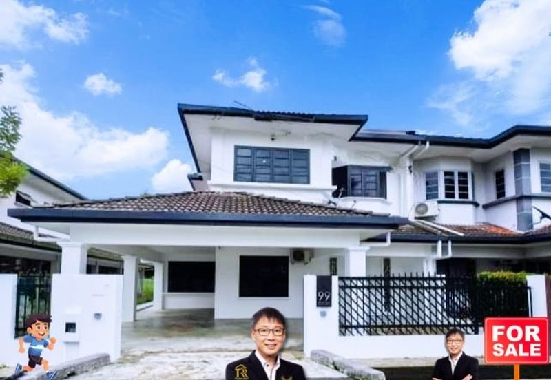 Double Storey Semi Detached House at Jalan Setia Raja in Kuching for Sale