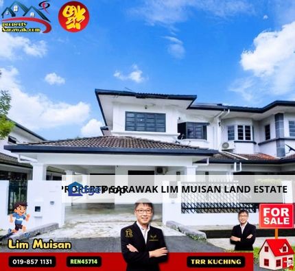 Double Storey Semi Detached House at Jalan Setia Raja in Kuching for Sale, Sarawak, Kuching