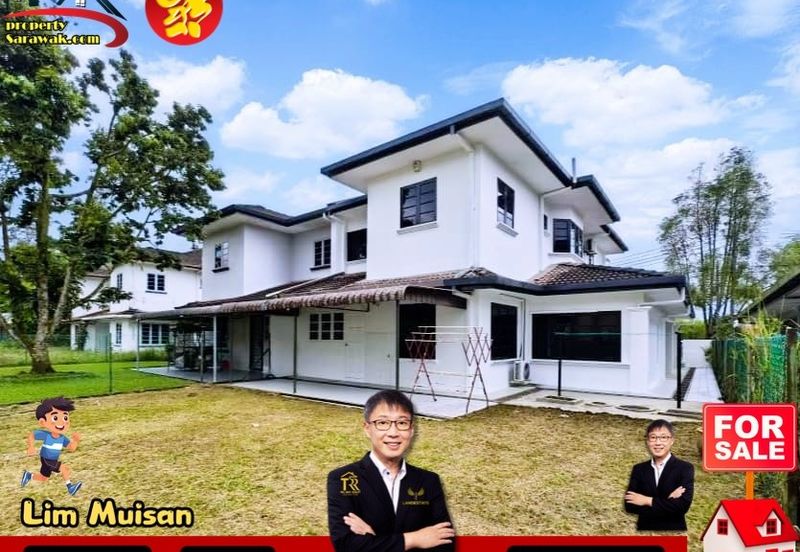 Double Storey Semi Detached House at Jalan Setia Raja in Kuching for Sale