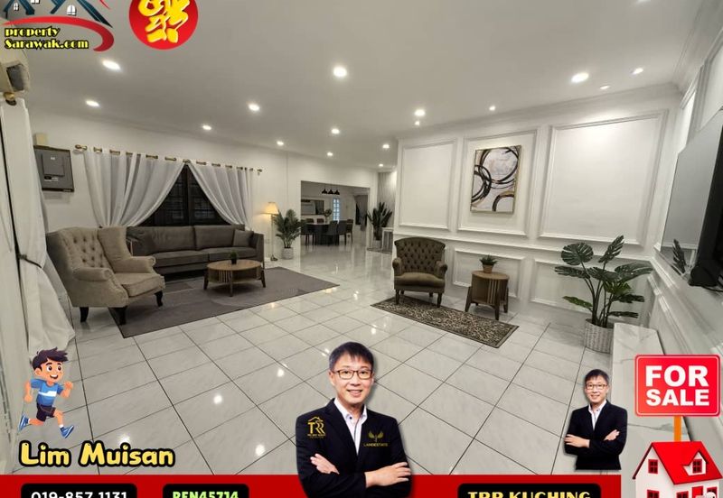 Double Storey Semi Detached House at Jalan Setia Raja in Kuching for Sale