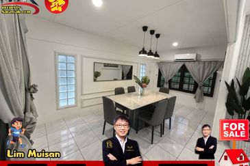 Double Storey Semi Detached House at Jalan Setia Raja in Kuching for Sale