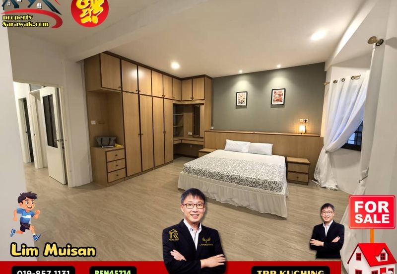 Double Storey Semi Detached House at Jalan Setia Raja in Kuching for Sale