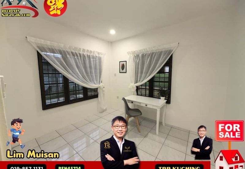 Double Storey Semi Detached House at Jalan Setia Raja in Kuching for Sale