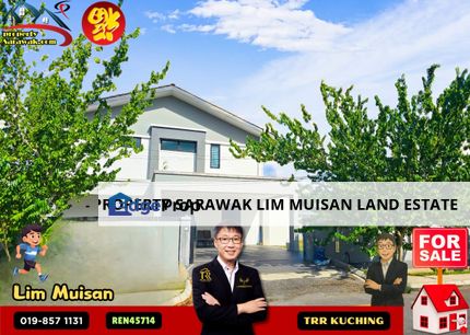 Double Storey Semi Detached House at Stapok Utama in Kuching for Sale, Sarawak, Kuching