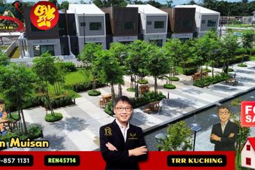 Double Storey Semi Detached House at SÓL Estate in Kuching’s premier gated guarded housing estate for Sale