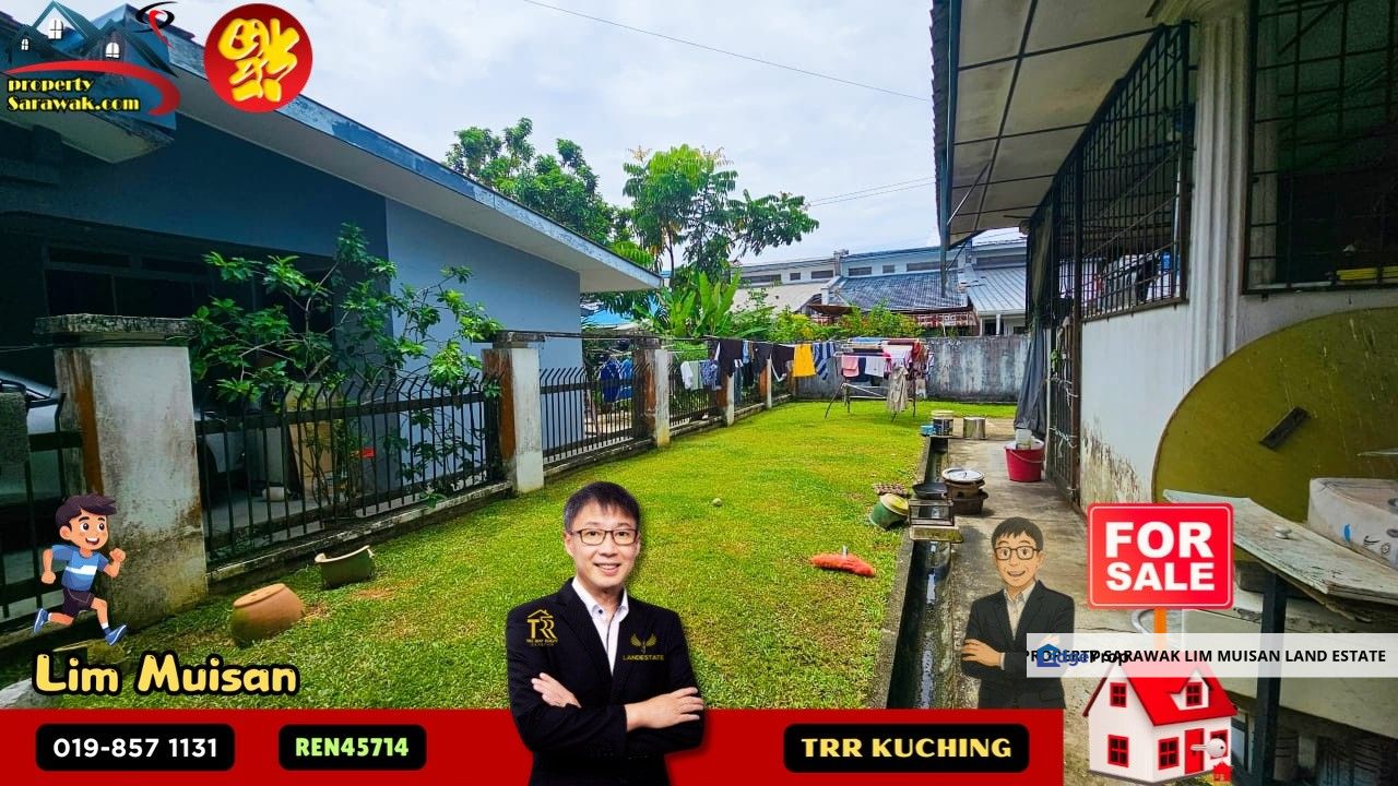 The Double Storey Detached House at Jalan Keranji in Kuching for Sale, Sarawak, Kuching