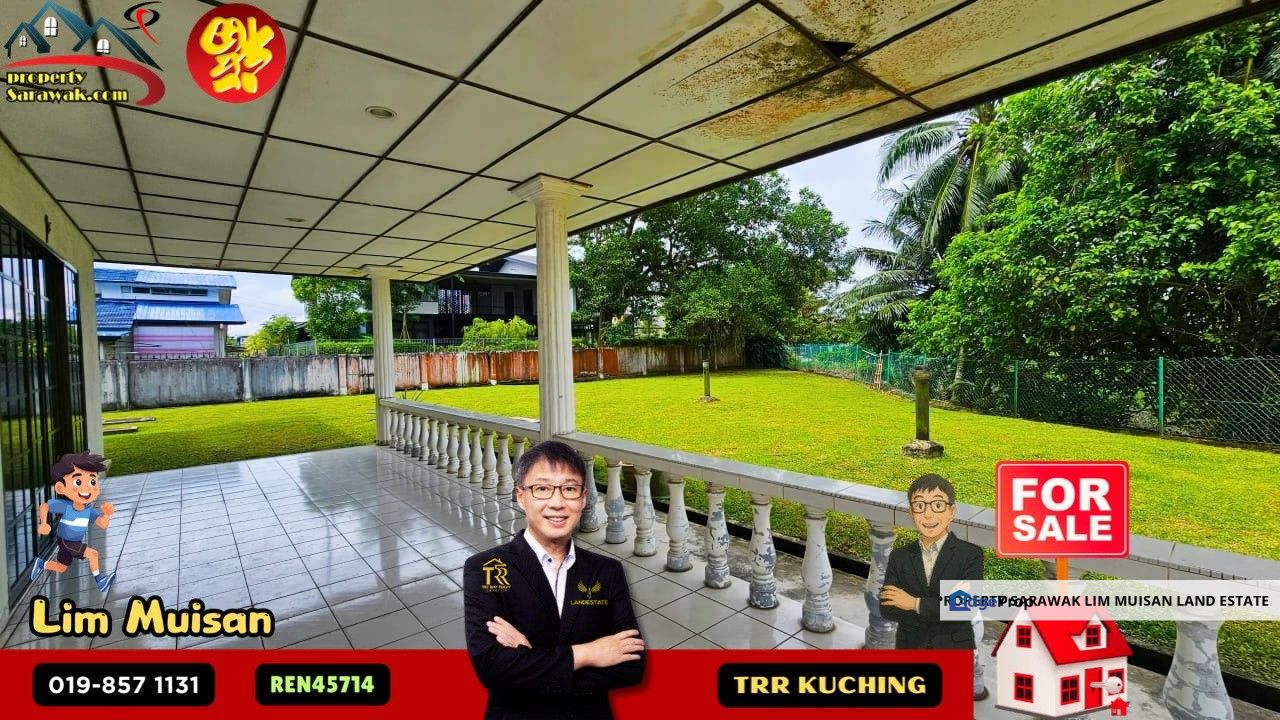 The Double Storey Detached House at Jalan Keranji in Kuching for Sale, Sarawak, Kuching