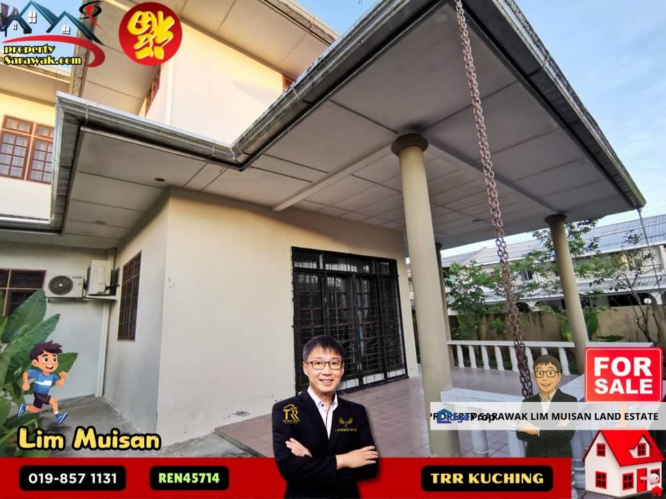Double Storey Detached House at Jalan Stampin in Kuching City for Sale, Sarawak, Kuching