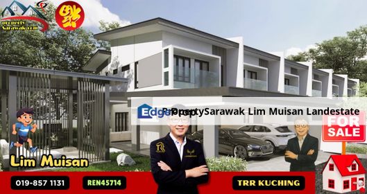 New Double Storey Terrace House at Kung Phin Road in Kuching City for Sale, Sarawak, Kuching