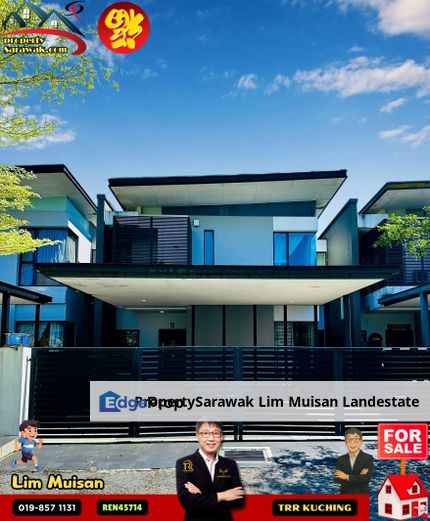 Double Storey Terrace (nicely renovated) at Taman Botanika in Kuching City for Sale, Sarawak, Kuching