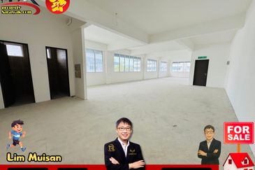 3 Storey Semi Detached Warehouse at 26 Industrial Park Batu Kawa in Kuching for Sale
