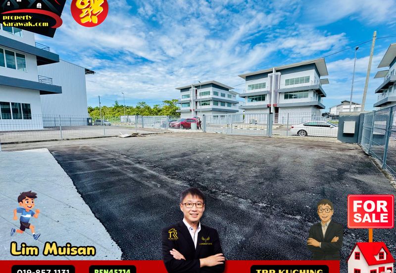 3 Storey Semi Detached Warehouse at 26 Industrial Park Batu Kawa in Kuching for Sale