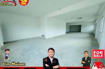3 Storey Semi Detached Warehouse at 26 Industrial Park Batu Kawa in Kuching for Sale
