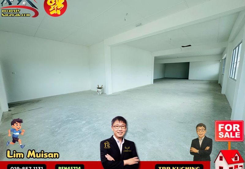 3 Storey Semi Detached Warehouse at 26 Industrial Park Batu Kawa in Kuching for Sale