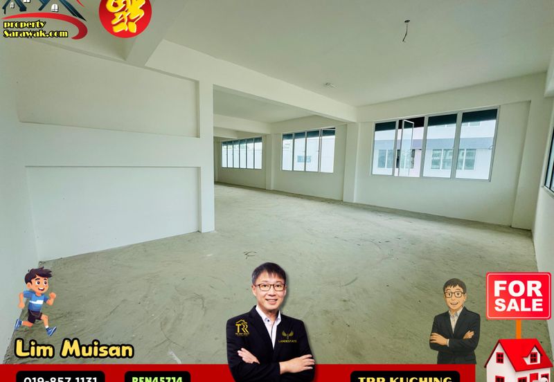 3 Storey Semi Detached Warehouse at 26 Industrial Park Batu Kawa in Kuching for Sale