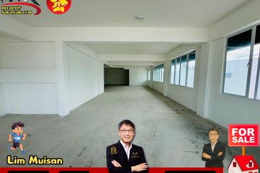 3 Storey Semi Detached Warehouse at 26 Industrial Park Batu Kawa in Kuching for Sale