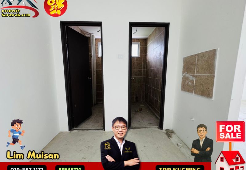 3 Storey Semi Detached Warehouse at 26 Industrial Park Batu Kawa in Kuching for Sale