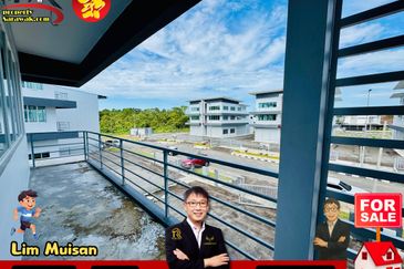 3 Storey Semi Detached Warehouse at 26 Industrial Park Batu Kawa in Kuching for Sale