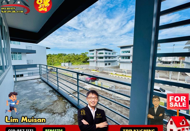 3 Storey Semi Detached Warehouse at 26 Industrial Park Batu Kawa in Kuching for Sale