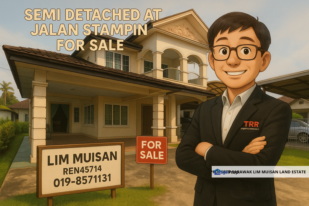 Double-Storey Semi-Detached in JALAN STAMPIN in KUCHING CITY for Sale, Sarawak, Kuching