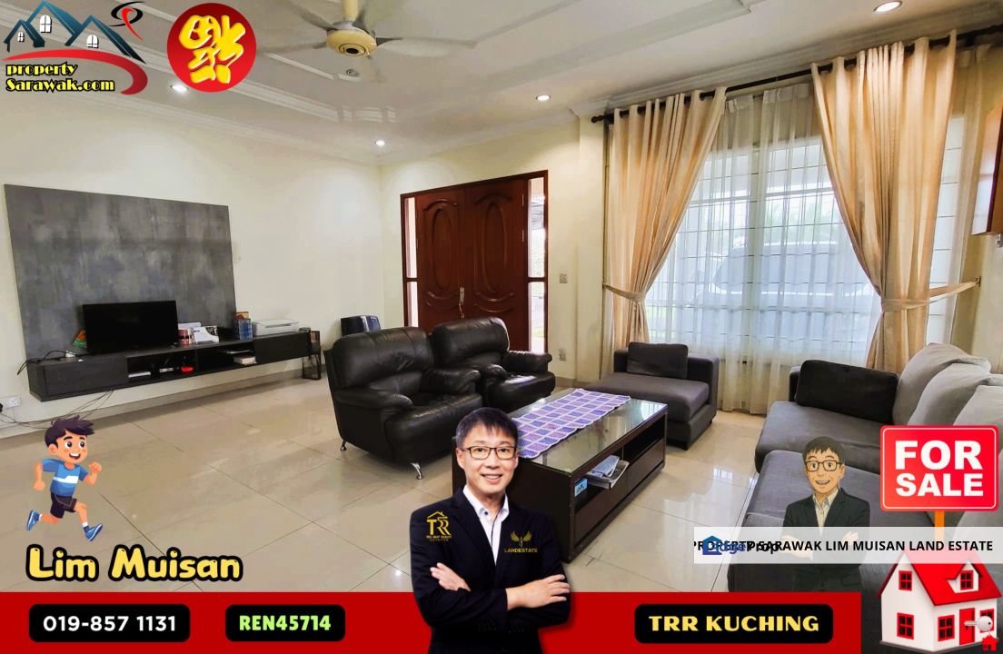 Double-Storey Semi-Detached in JALAN STAMPIN in KUCHING CITY for Sale, Sarawak, Kuching