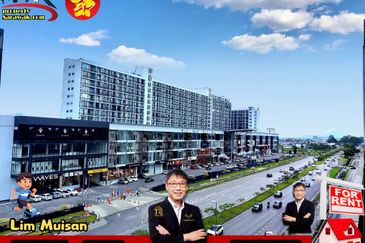 2 Adjoining Shoplots at the Podium Ground Floor Facing the Main Road in Kuching City For Rent 