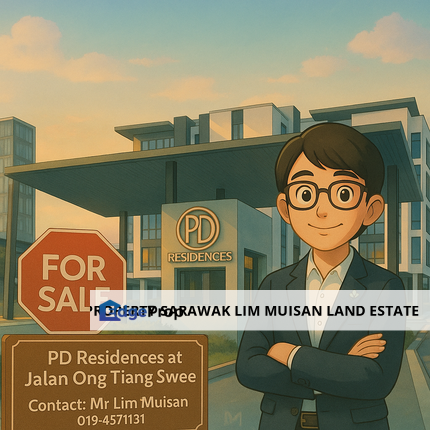 PD Residences apartment at Jalan Ong Thian Swee in Kuching City for Sale, Sarawak, Kuching