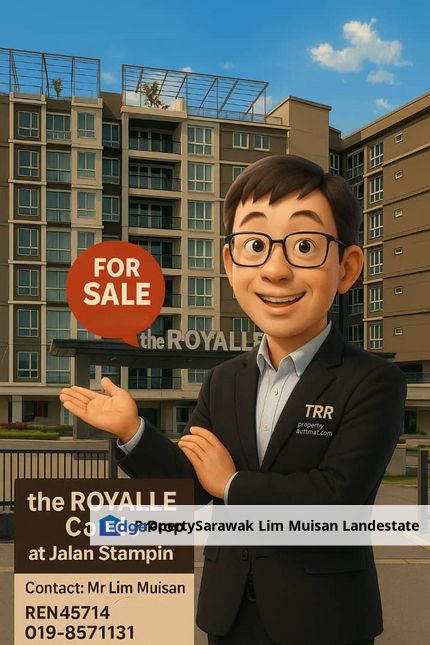 the ROYALLE Condo at Jalan Stampin in Kuching City for Sale, Sarawak, Kuching