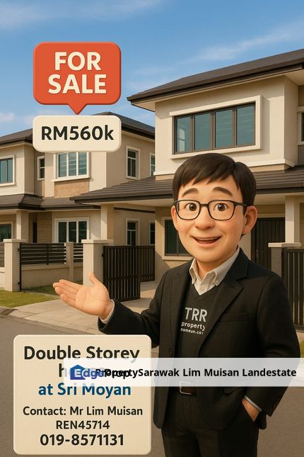 Modern Double-Storey Terrace in Sri Moyan in KUCHING for Sale, Sarawak, Kuching