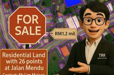 Residential Land at Jalan Mendu in Kuching City for Sale