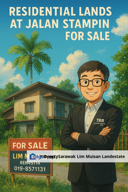 Residential Land at Jalan Stampin in Kuching City for Sale, Sarawak, Kuching