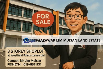 Three (3) Storey Shoplot at Westfield Points Commercial Centre in Kuching for Sale, Sarawak, Kuching