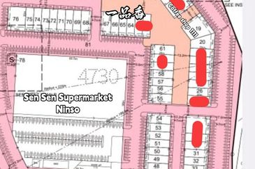 Three (3) Storey Shoplot at Westfield Points Commercial Centre in Kuching for Sale